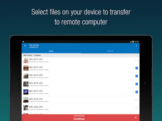 RemotePC Viewer android App screenshot 1